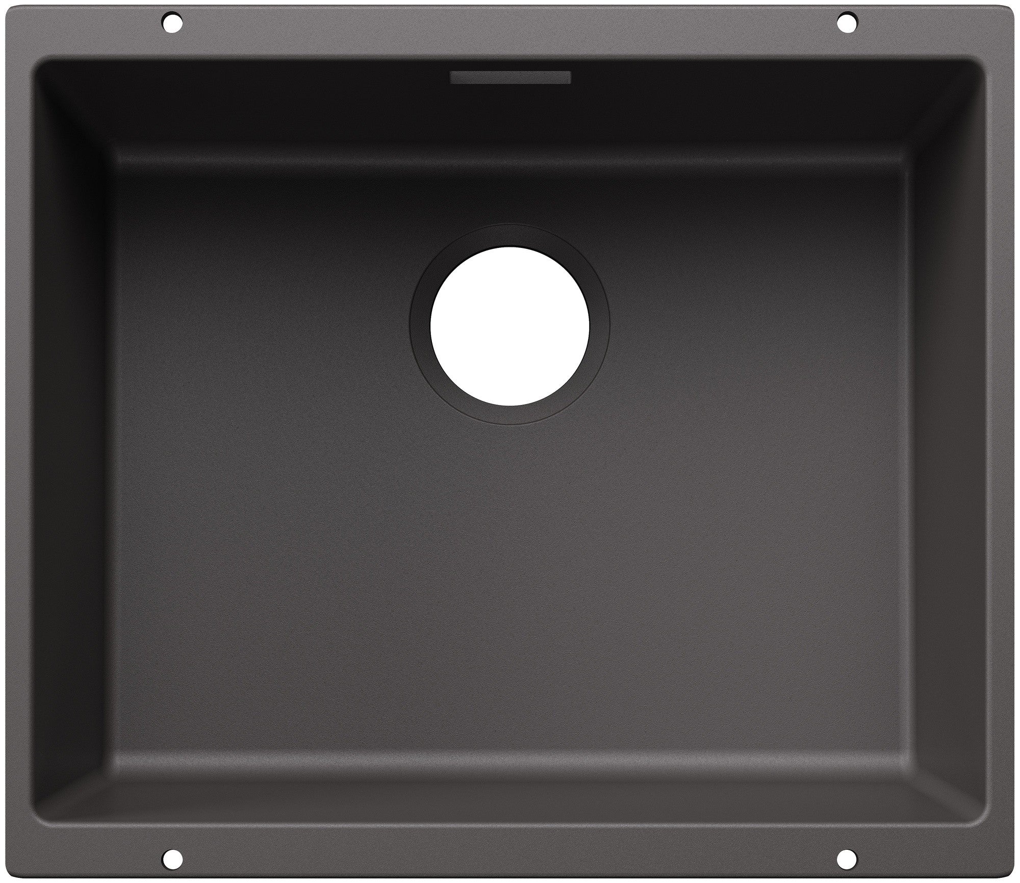 Chiuveta bucatarie Subline 500, 527798, granit gri piatra, sub blat, 500 x 400 mm, Blanco